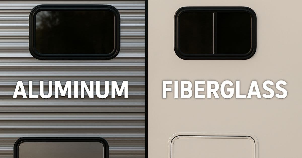 Aluminum vs. Fiberglass: RV Panel Repair Costs